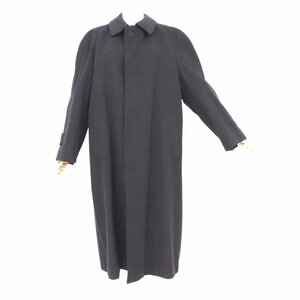 美品【 GIVENCHY★ジバンシー / PURE CASHMERE / メンズ 】高級毛皮 カシミヤ100％ ◆ロングコート 114cm丈 ◆ブラウン ◆サイズ 48 ◆T505