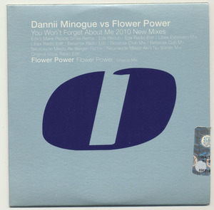 CDs●Danni Minogue vs Flower Power●You Won't Forget About Me 2010 New Mixes