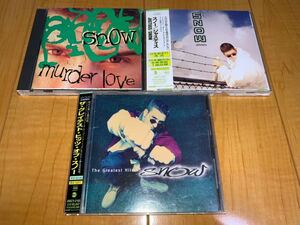 【即決送料込み】Snow アルバム3枚セット / スノー / Murder Love / Justuss / The Greatest Hits Of Snow 国内盤CD