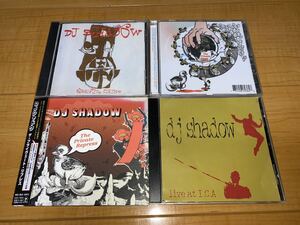 【中古CD】DJ Shadow 4枚セット / DJ シャドウ / Preemptive Strike / The Private Press / The Private Repress / Live At I.C.A.