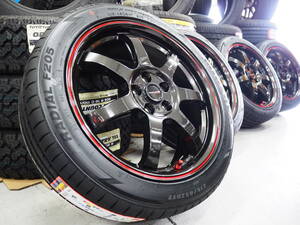 軽量 クロススピード CR7 17inch 5H100 7.0J+48 輸入 215/45R17 プリウス 86 カローラスポーツ カローラツーリング BRZ