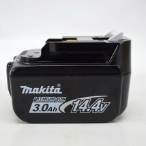 美品 マキタ 純正 14.4V 3.0Ah リチウムイオンバッテリー BL1430B 電池残量インジケーター付き LITHIUM-ION makita_画像4