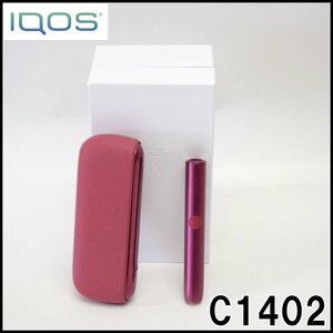 美品 IQOS ILUMA サンセットレッド C1402 スマートコアインダクションシステム搭載 オートスタート機能 アイコス イルマ キット