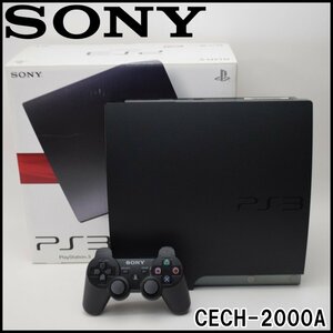 SONY プレイステーション3 CECH-2000A 120GB チャコールブラック コントローラー 電源コード HDMIケーブル等付属 ソニー PS3