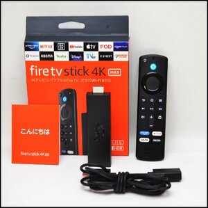 Amazon Fire TV Stick 4K Max Alexa対応 音声認識リモコン YouTube NETFLIX等 Wi-Fi6 4K HDR