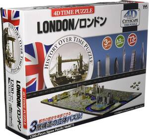 4Dシティスケープ ロンドン タイムパズル 約1200ピース 40012 やのまん　London History Time 4D Cityscape Puzzle: This puzzle