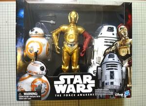 タカラトミー/ハズブロ　STAR　WARS スターウォーズ 12インチ フィギュア ドロイド3パック　フォースの覚醒　C-3PO　BB-8　RO-4LO