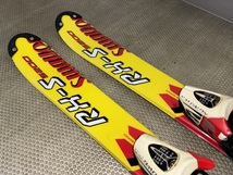 サイズ100cmジュニア用カービングスキー中古スキー板&ビンディングSwallowスワロ―RX-S5200_画像3