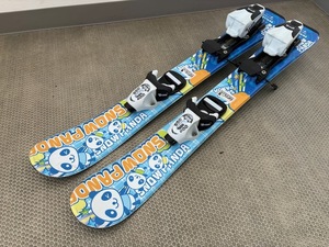 中古だがかなり新品に近いスキー板&ビンディングSwallowスワロースノーパンダ70cm