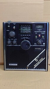 動作確認済 FM/AMのみ 5BAND RECEIVER ICF-5800 現状販売 当時物 ソニー ラジオ FM SONY スカイセンサー 1000円スタート