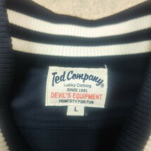 Ted Company カミナリモータース ジャージ Lサイズ ネイビー 紺 BANDOH 暴走坂東組 テッドカンパニー テッドマン トラックジャケット_画像8