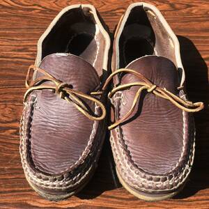 ARROW MOCCASIN Arrow moccasin size 7 used Nepenthes Russel Moccasin liking. person ..