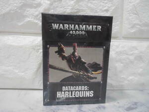 【未開封】　WARHAMMER 40,000　DATACARDS　「HARLEQUINS (ハーレクイン)」 ウォーハンマー　データカード