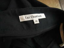 Lui Chantant ワールド 黒　パンツ　38　美品_画像3