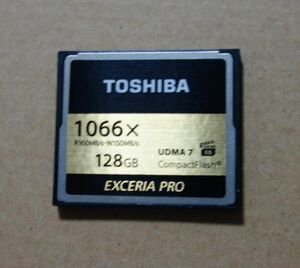 東芝 コンパクトフラッシュ EXCERIA PRO 128GB 1066x