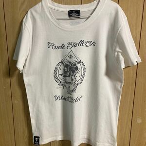 RUDE GALLERY Tシャツ 白 チバユウスケ BLACK REBEL