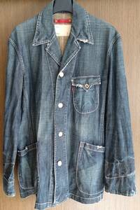  Levi's red loop カバーオール サイズ：L ジャケット JKT リーバイス レッド ループ denim デニム インディゴ