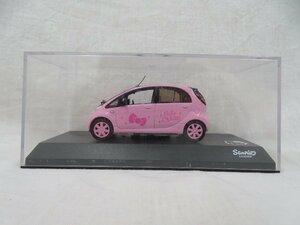 中古品●京商 MITSUBISHI 1/43 i HELLO KITTY(ピンク)　ハローキティ●1024S