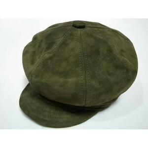 [Бесплатная доставка, мгновенное решение] Нью-Йоркская шляпаНью-Йоркская шляпа Нью-Йоркская шляпа США Замша Spitfire Замша Кожаный Шкатулка Оливковый XL