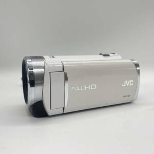 【簡易動作確認済み】JVC Victor Everio GZ-E117-W ホワイト デジタルビデオカメラ　ハンディビデオカメラ　カメラ　JVC ビクター