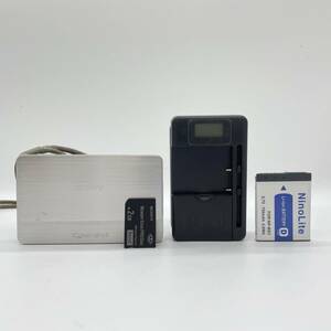 【動作確認済】SONY Cyber−Shot DSC-T700 SILVER　コンデジ　デジカメ　デジタルカメラ　シャッター&フラッシュ動作OK