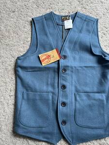 KING-O-WEAR woolrich キングオーウェア　ウールリッチ社製生地使用　ベスト ブルーウール VEST USA製 アメリカ製