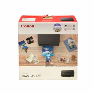 【送料無料】未使用開封品 キャノン インクジェット複合機 プリンター TS5430 ブラック Canon PIXUS インク同梱(BC-360 BC361)