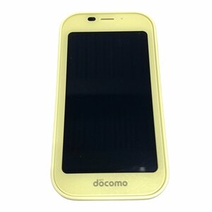 【送料無料】docomo SHARP キッズケータイ SH-03M 8GB スマホ 本体 〇端末 展示品 中古品 イエロー