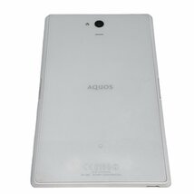 【送料無料】docomo ドコモ ホワイト SH-06F AQUOS Pad タブレット 〇端末 本体のみ 中古品 現状品_画像2