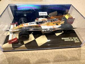 【中古品】1/43 MINICHAMPS ミニチャンプス RENAULT F1 TEAM SHOWCAR No.8 2009 