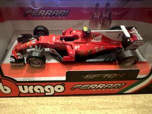 【中古品】1/43 burago FERRARI SF70H 2017 No.7 RAIKKONEN