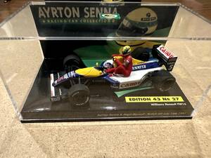 【中古品】1/43 MINICHAMPS ミニチャンプス Ayrton Senna & Nigel Mansell British GP July 14th 1991
