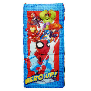 ★★ スーパーヒーロー スパイダーマン キッズ 子供用 寝袋 スリーピングバッグ 未使用品 USA購入 ★★ MARVEL SUPER HERO SPIDERMAN