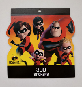 USA購入★★ インクレディブル ファミリー 300枚 ステッカー シール 未使用品 ★★ Disney Incredibles Stickers