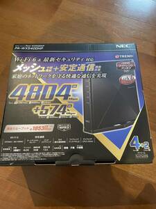 付属品完備　NEC Aterm PA-WX5400HP 無線LANルーター　メッシュWi-Fi 6