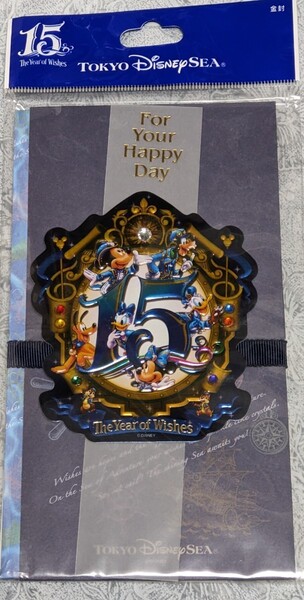 【即決】 金封 お祝い袋 15周年記念 パーク TDR TDS ディズニー 未使用(未開封) ミッキー 送料無料
