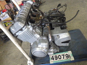 49079 カワサキ ZR250A-001～ バリオス 1型 '91 純正 エンジン 好調 動画あり 圧縮4発揃ってます