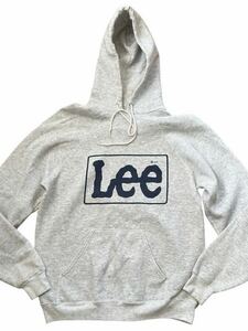 ●●vintage 80's us製 Lee リー スウェットパーカー L ライトグレー●●