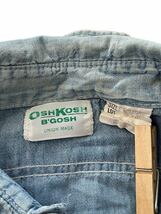 ●●vintage us OSH KOSH B'GOSH オシュコシュ シャンブレー シャツ 15 1/2 LONG●●_画像5