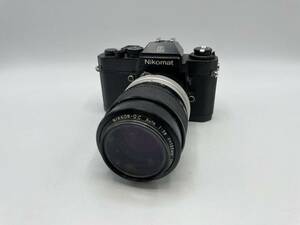 Nikon / ニコン Nikomat EL ブラック / NIKKOR-Q・C 1:2.8 135mm【KMS014】