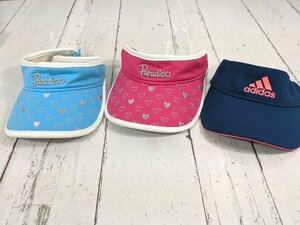 【1yt013】テニスウエア サンバイザー×3点セット adidas アディダス◆Pradiso パラディーゾ◆b01