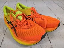 【1yt219】ランニングシューズ asics アシックス 1011B215 メタスピード スカイ スタンダード オレンジ×ブラック サイズ：25.5cm◆b33_画像1