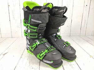 【1yt262】スキー用品 スキーブーツ ロシニョール ALLTRACK110 黒×緑 サイズ：26.5cm◆b25