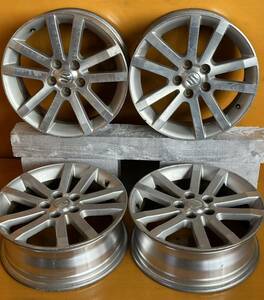 No.11佐賀発 SUZUKI 17×6 1/2J OFF+45 5H PCD 114.3 Φ 60mm 4本set 17インチ 純正