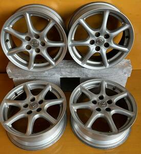 No.10佐賀発 TOYOTA 17×7J OFF+50 5H PCD 114.3 Φ 60mm 4本set 17インチ 純正