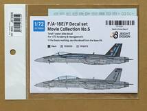 DEF. MODEL 1/72 F/A-18E/F デカールセット ムービーコレクション No.5 「トップガン2022」_画像1