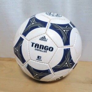 MO■未使用■アディダス サッカーボール 5号球 TANGO DISPELLER AS5321B 日本サッカー協会 JFA認定球 ホワイト/ネイビー adidas