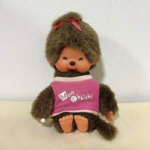 SI■ Sekiguchi セキグチ モンチッチ ぬいぐるみ Sサイズ 女の子 昭和 レトロ キャラクター 人形 Mon chhichi かわいい 笑い顔 リボン