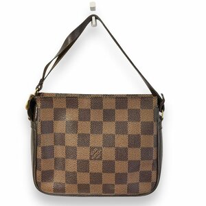 良品 LOUIS VUITTON ルイヴィトン ダミエ トゥルースメイクアップ アクセサリーポーチ ハンドバッグ N51982