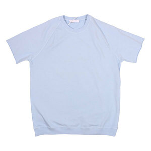 DANIELE FIESOLI（ダニエレフィエゾーリ） Uネック半袖Tシャツ DF 0651 ブルーグレー L 31515bl 【S31516】